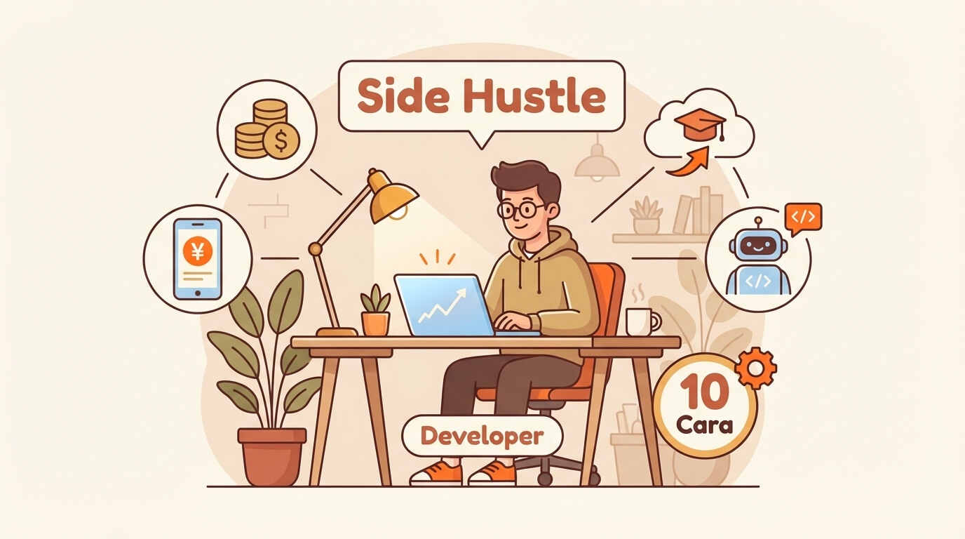 Side Hustle untuk Developer: 10 Cara Tambah Penghasilan di 2026